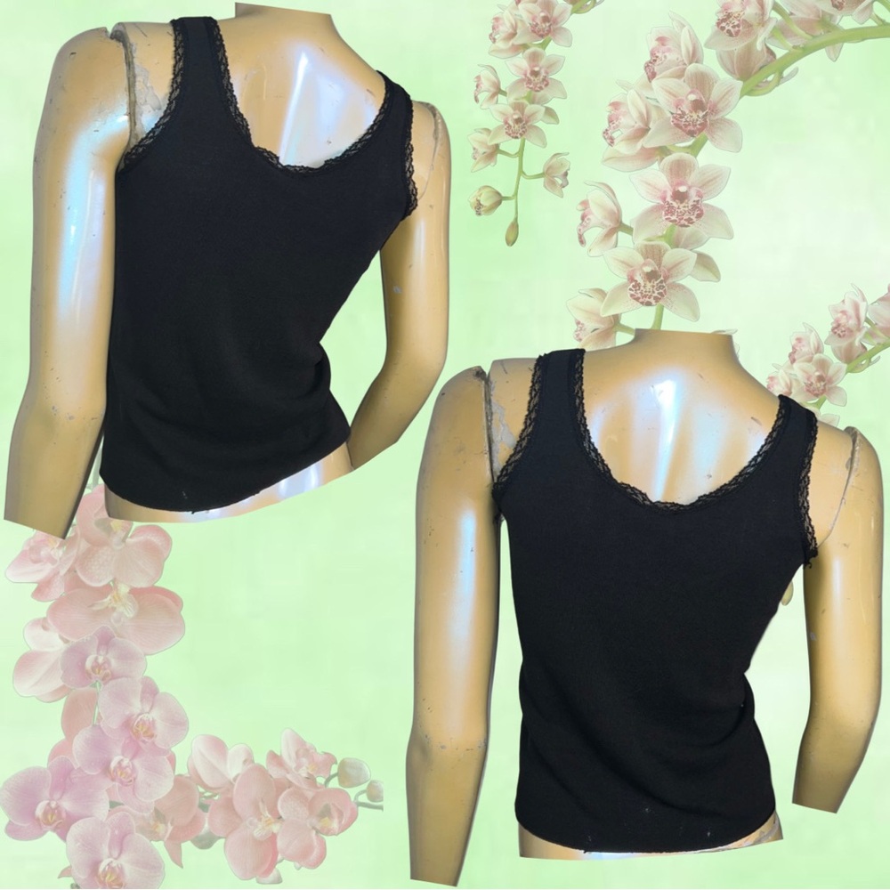 Live To Ride Distressed Cropped Tank Top - Picture 4 of 16
